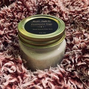 Handpoured Pineapple Sage Soy Wax Candle